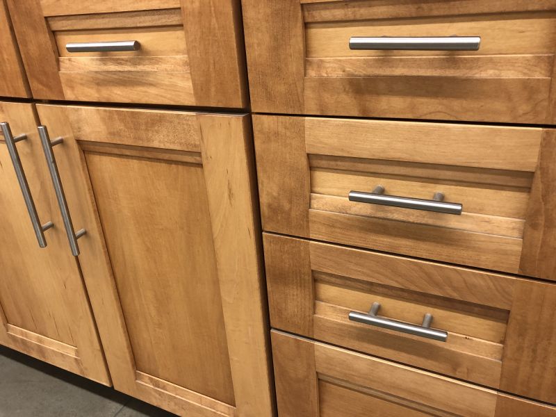 Finished Cabinet with Pulls