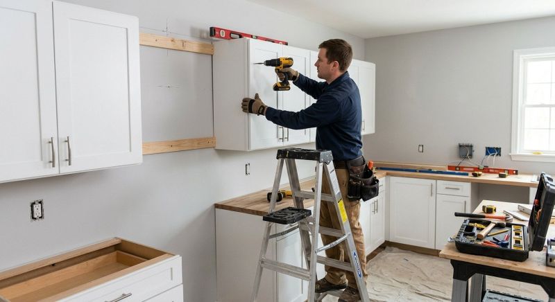 Cabinet Pull Installation Service